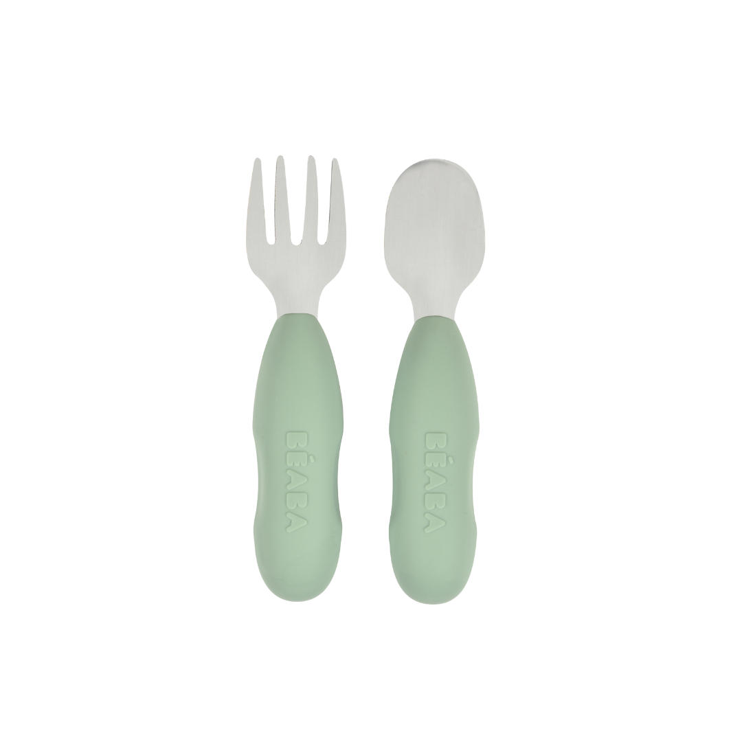 Set of 2 Stainless Steel Training Pre-Cutlery