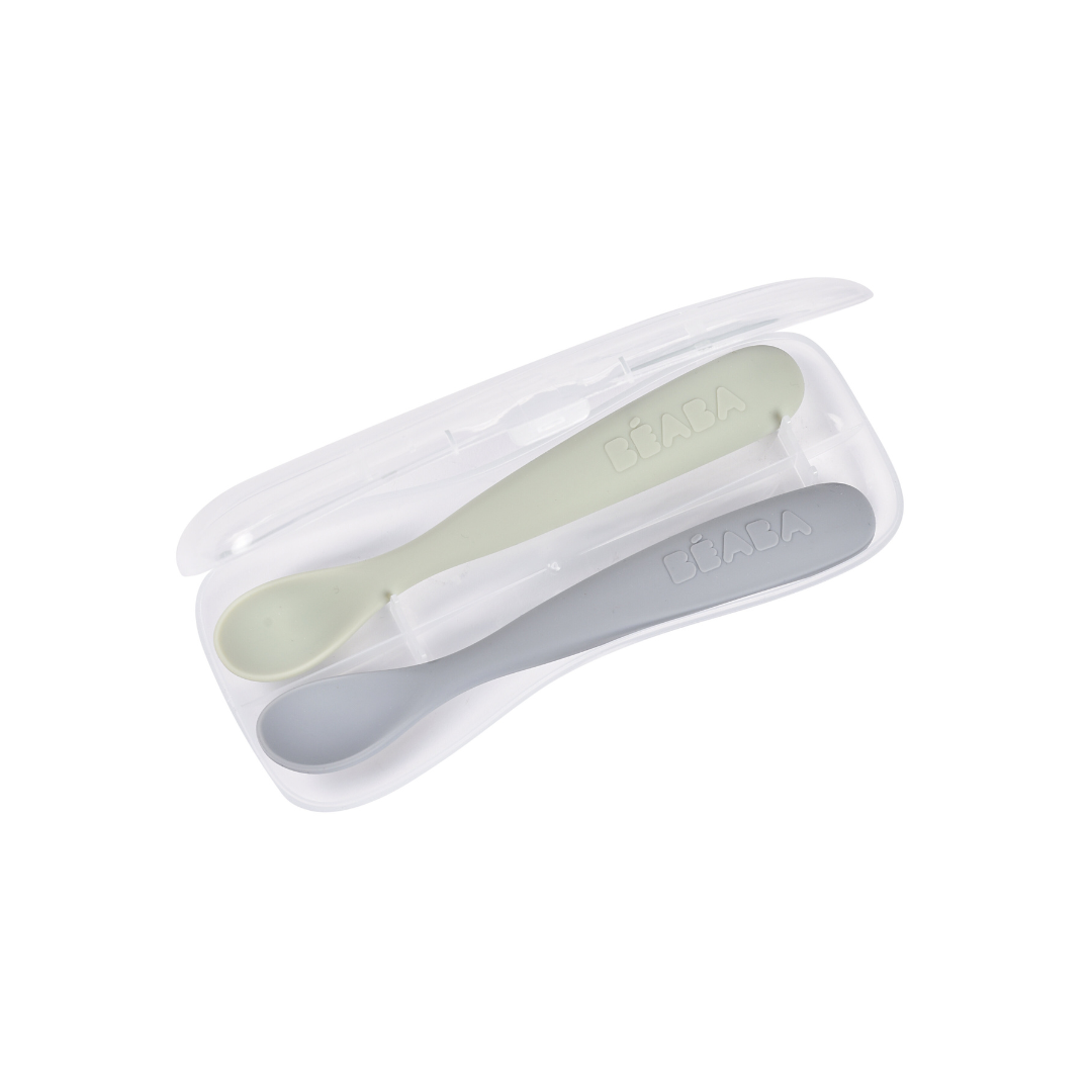 1st Age Silicone Spoons with case