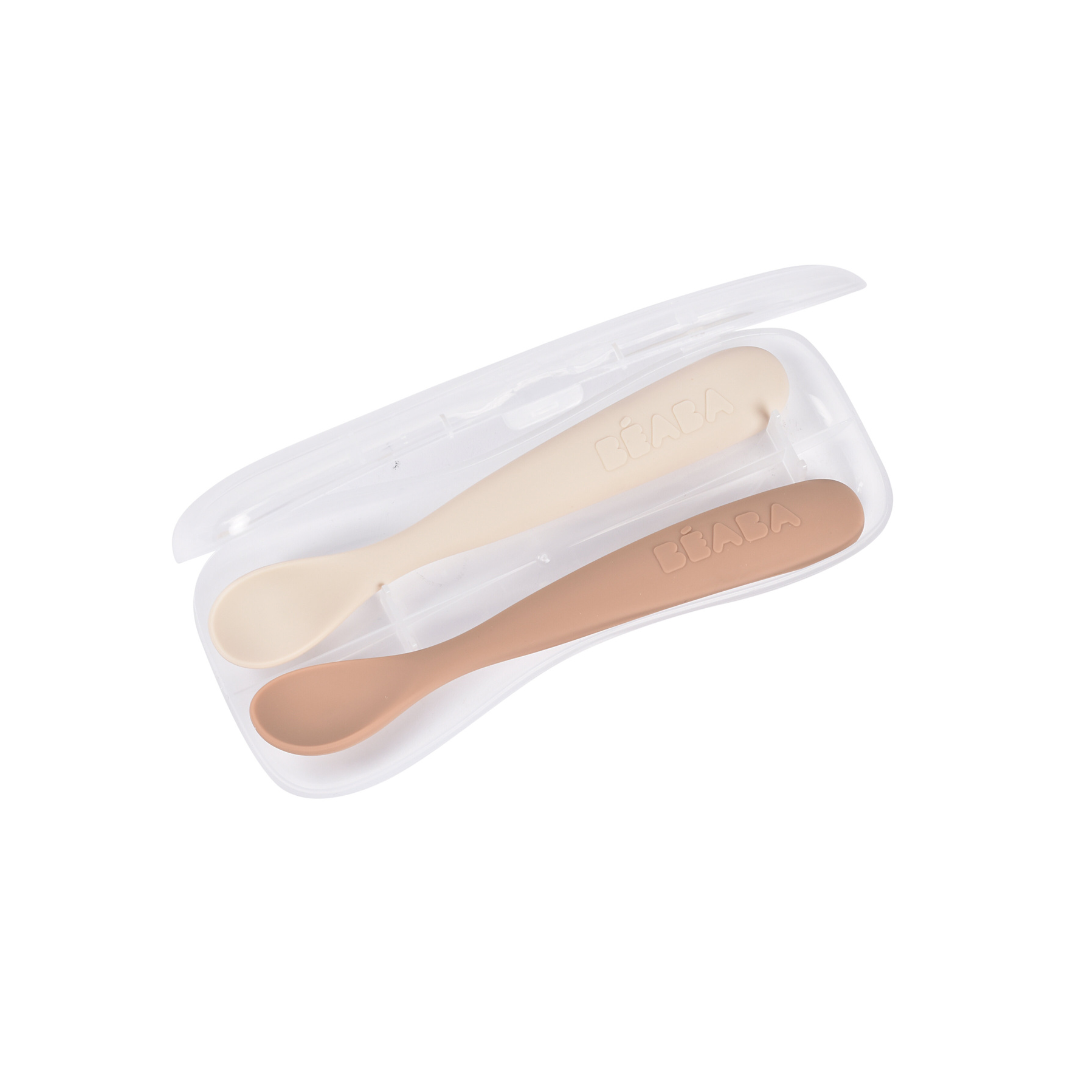 1st Age Silicone Spoons with case