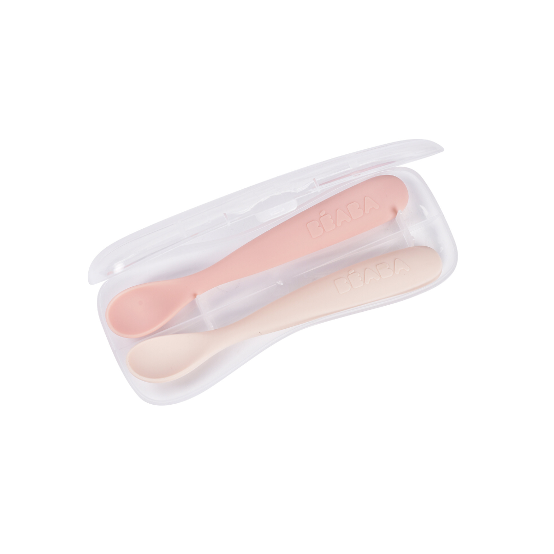1st Age Silicone Spoons with case