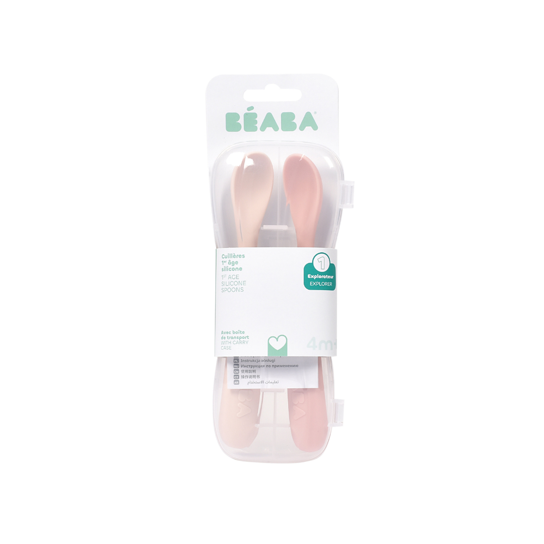 1st Age Silicone Spoons with case