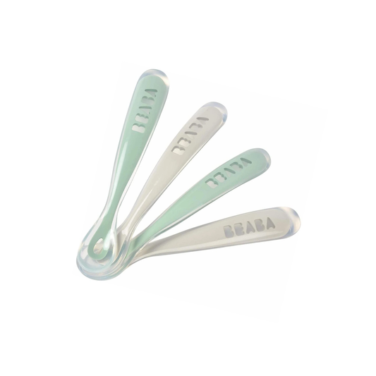 Set of 4 1st-Age Silicone Spoon