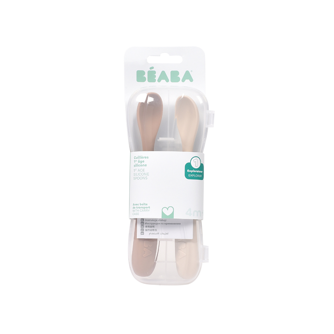 1st Age Silicone Spoons with case
