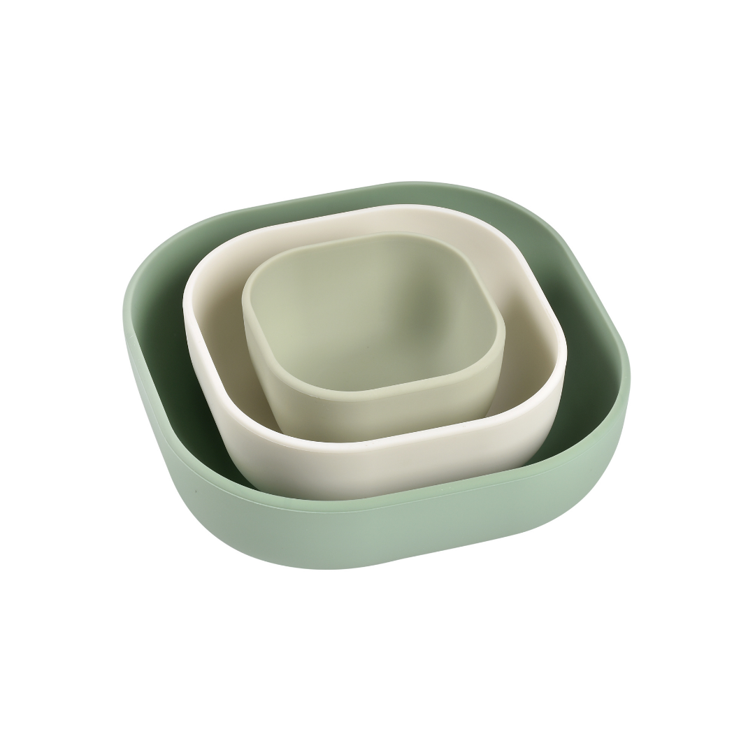 Set of 3 Silicone Nesting Bowls