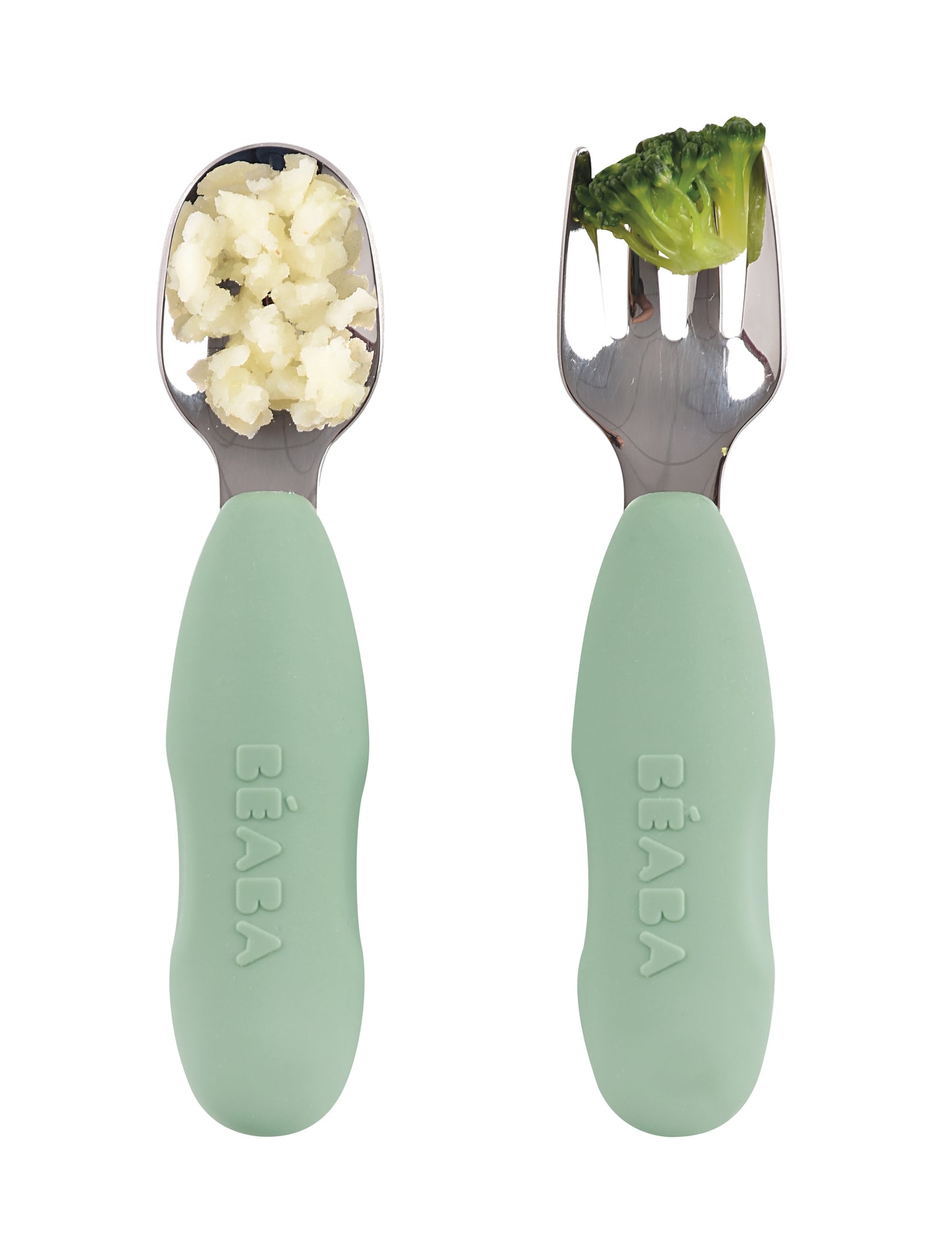 Set of 2 Stainless Steel Training Pre-Cutlery