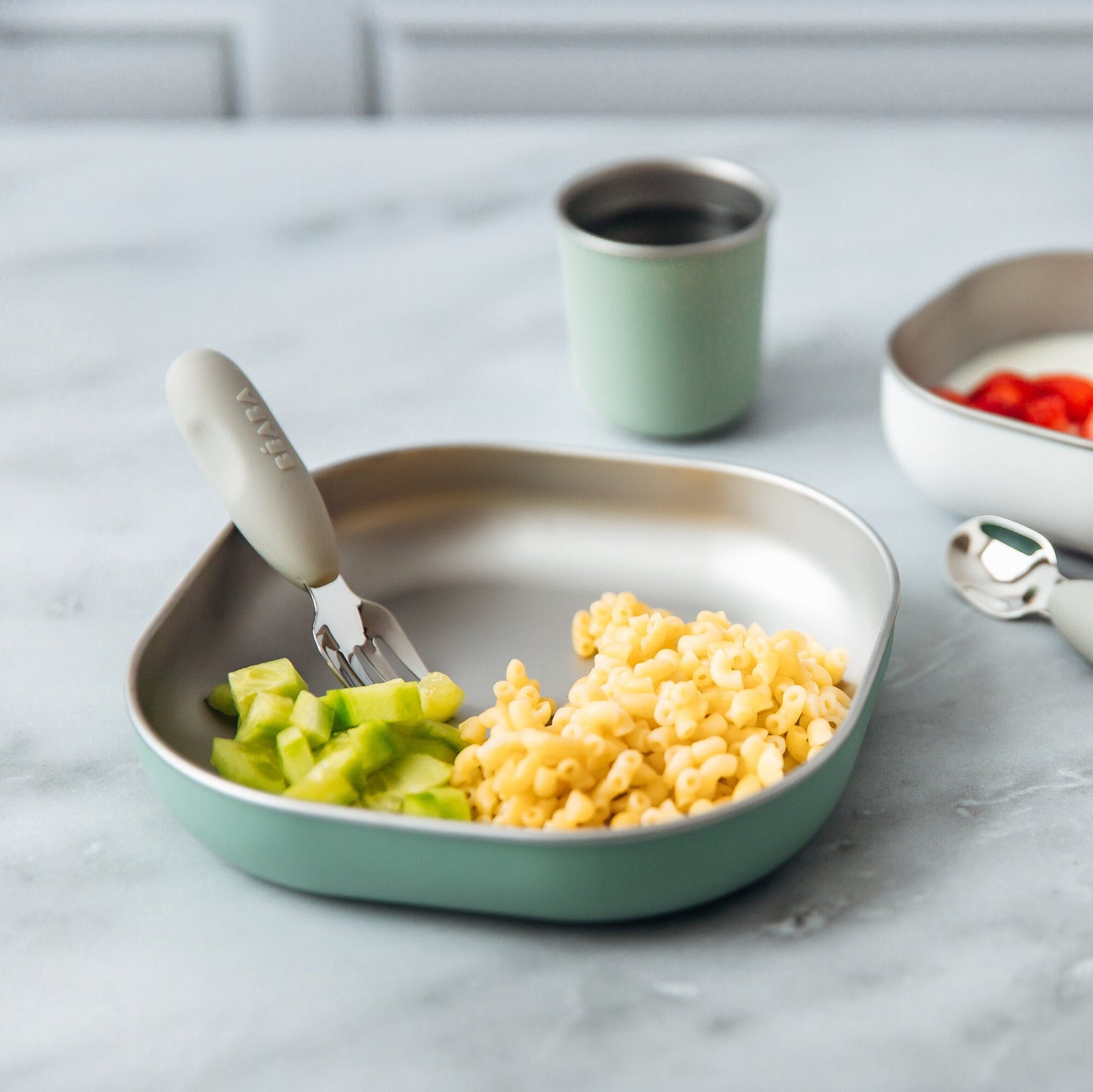 Stainless steel meal set