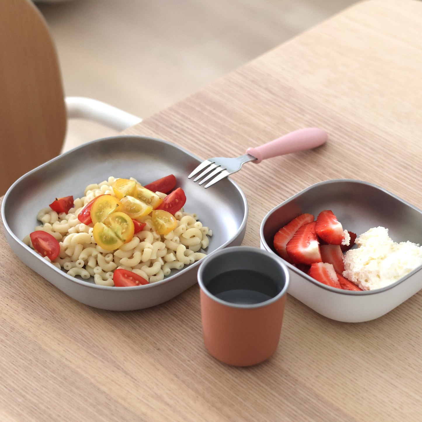Stainless steel meal set