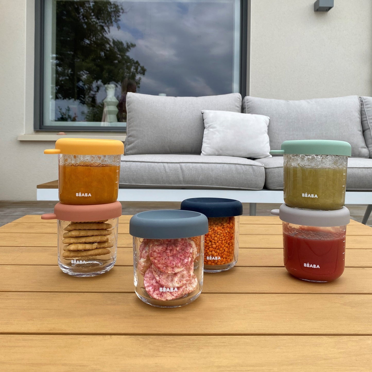 Set of 6 Glass Portions - 250ml