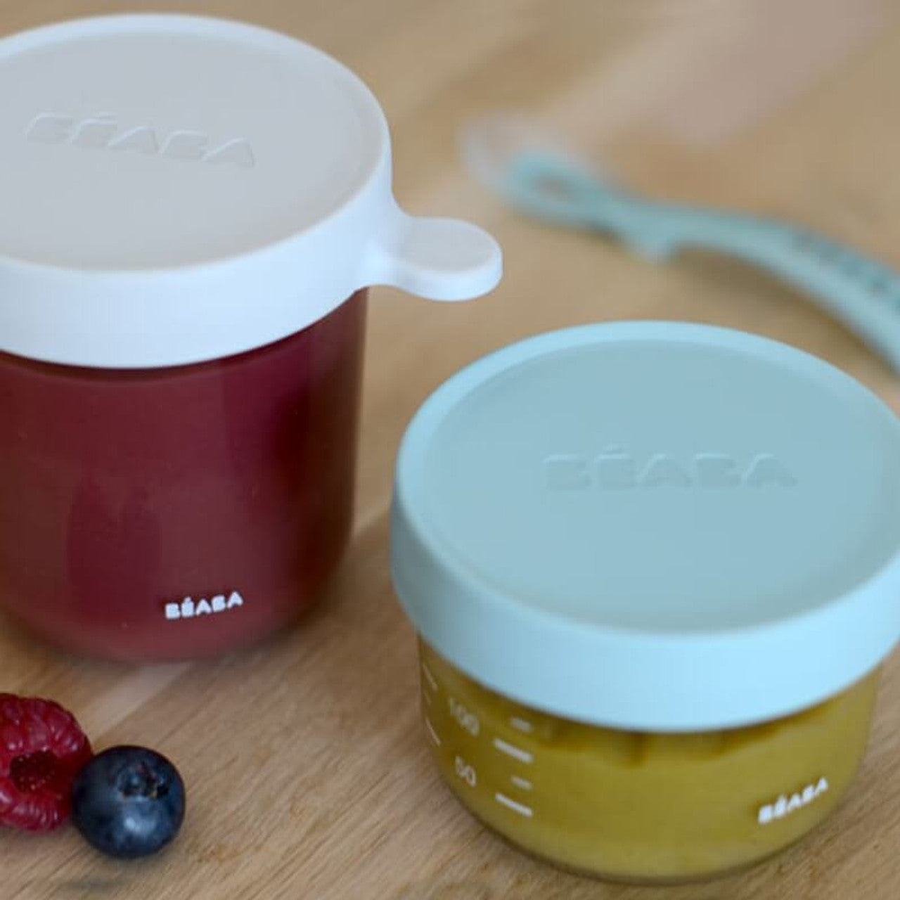 Set of 2 Superior Glass Conservation Jars