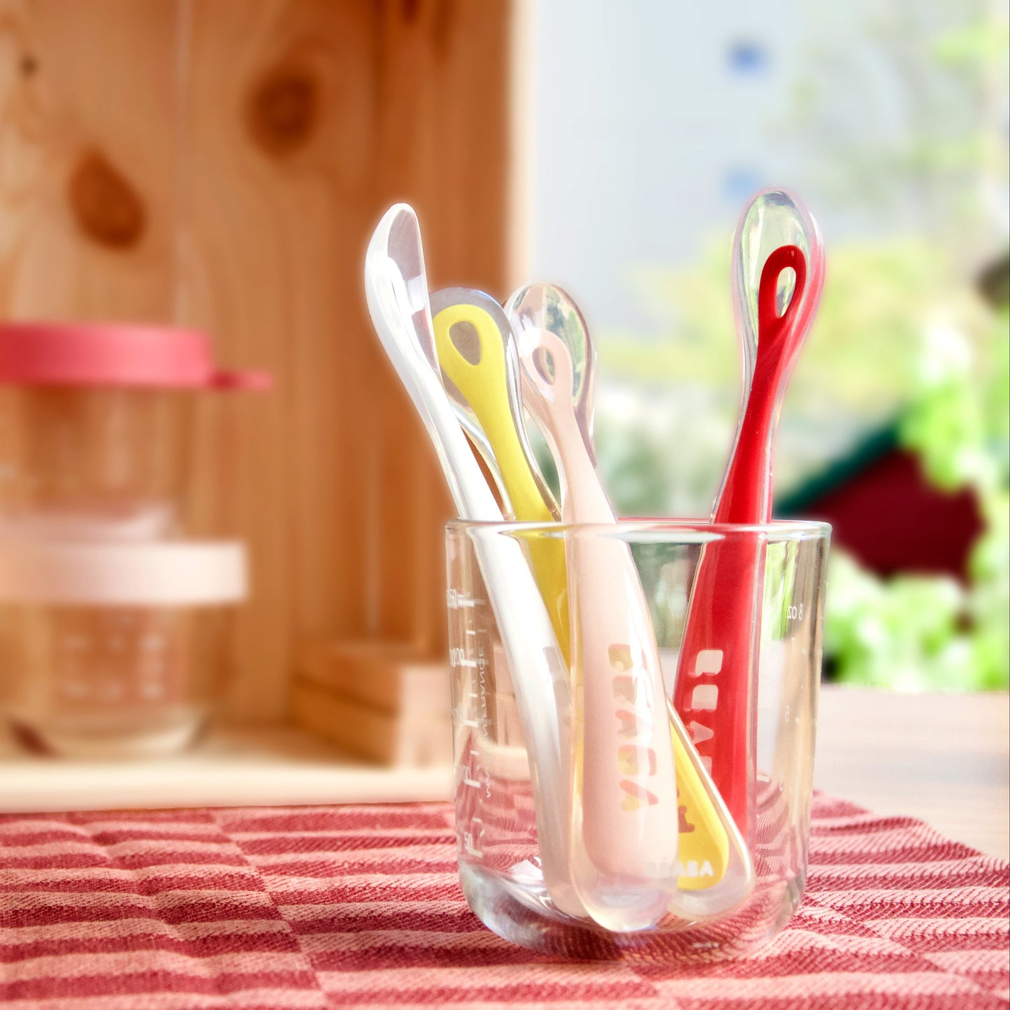 Set of 4 1st-Age Silicone Spoon