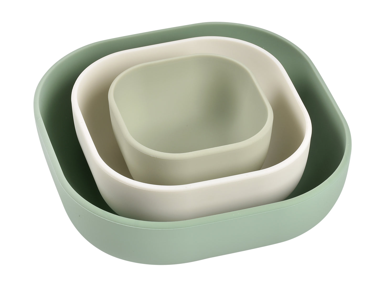Set of 3 Silicone Nesting Bowls