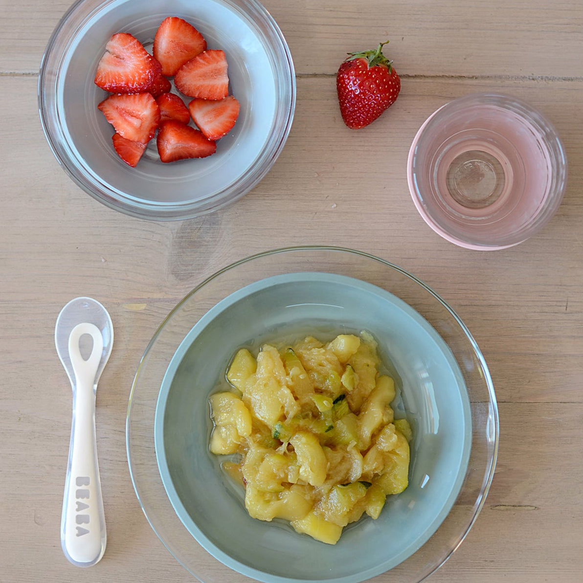 Glass Meal Set