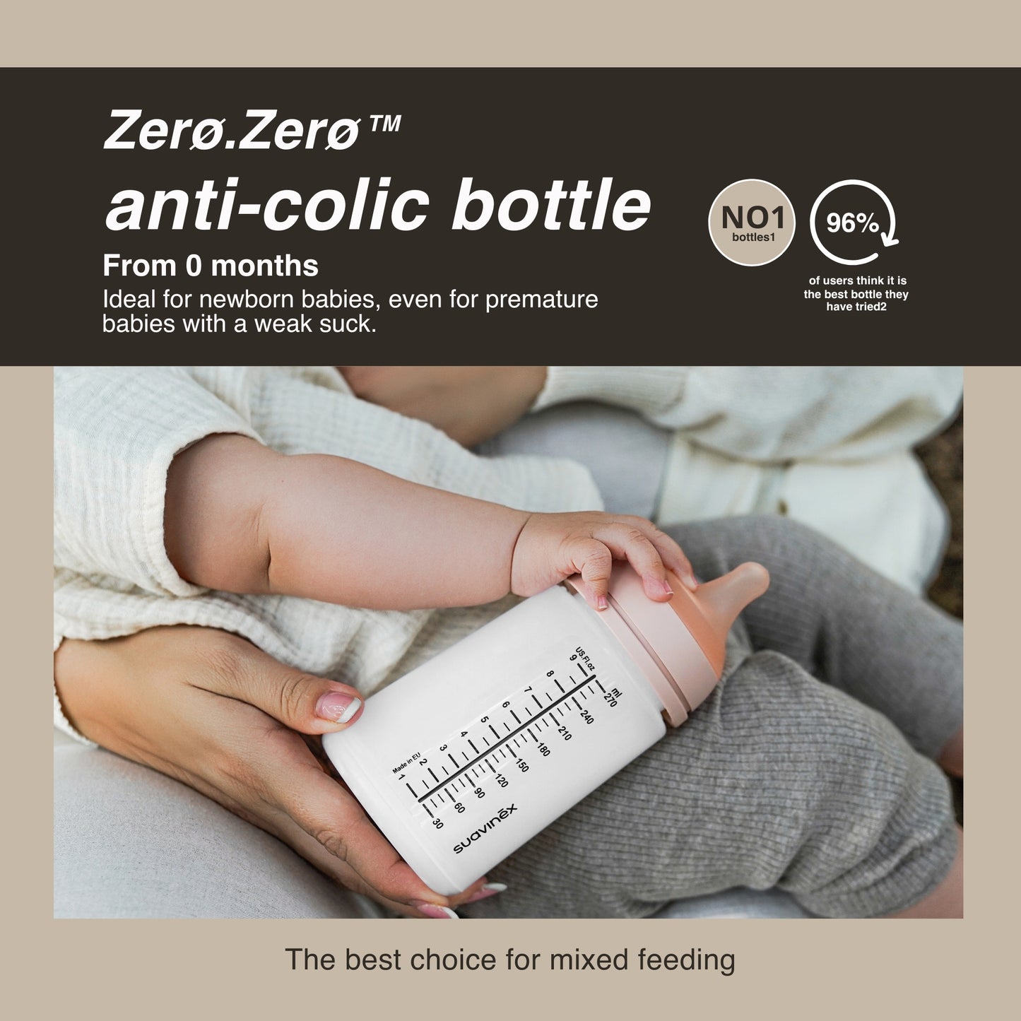 ZERO ZERO Anti-Colic Silicone Nipple Teat (Pack of 2)