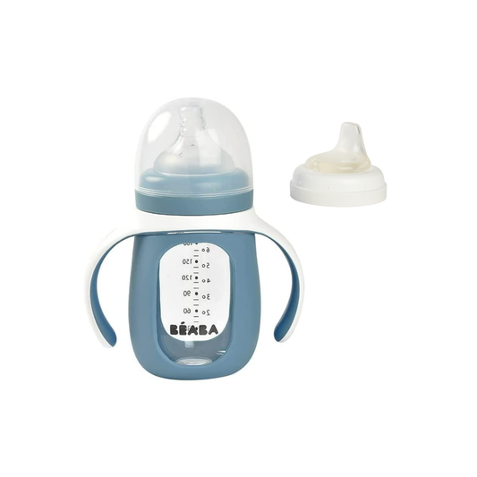 2 in 1 Glass Bottle with Silicone Protective Sleeve