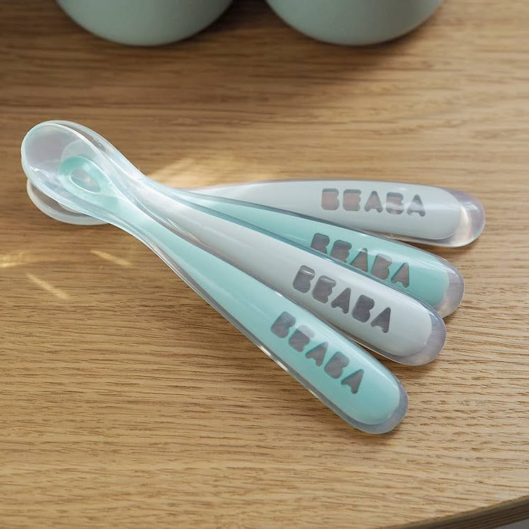 Set of 4 1st-Age Silicone Spoon