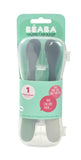 1st-Age Silicone Spoons Set Two-Tone - Cased