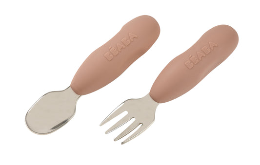 Set of 2 Stainless Steel Training Pre-Cutlery