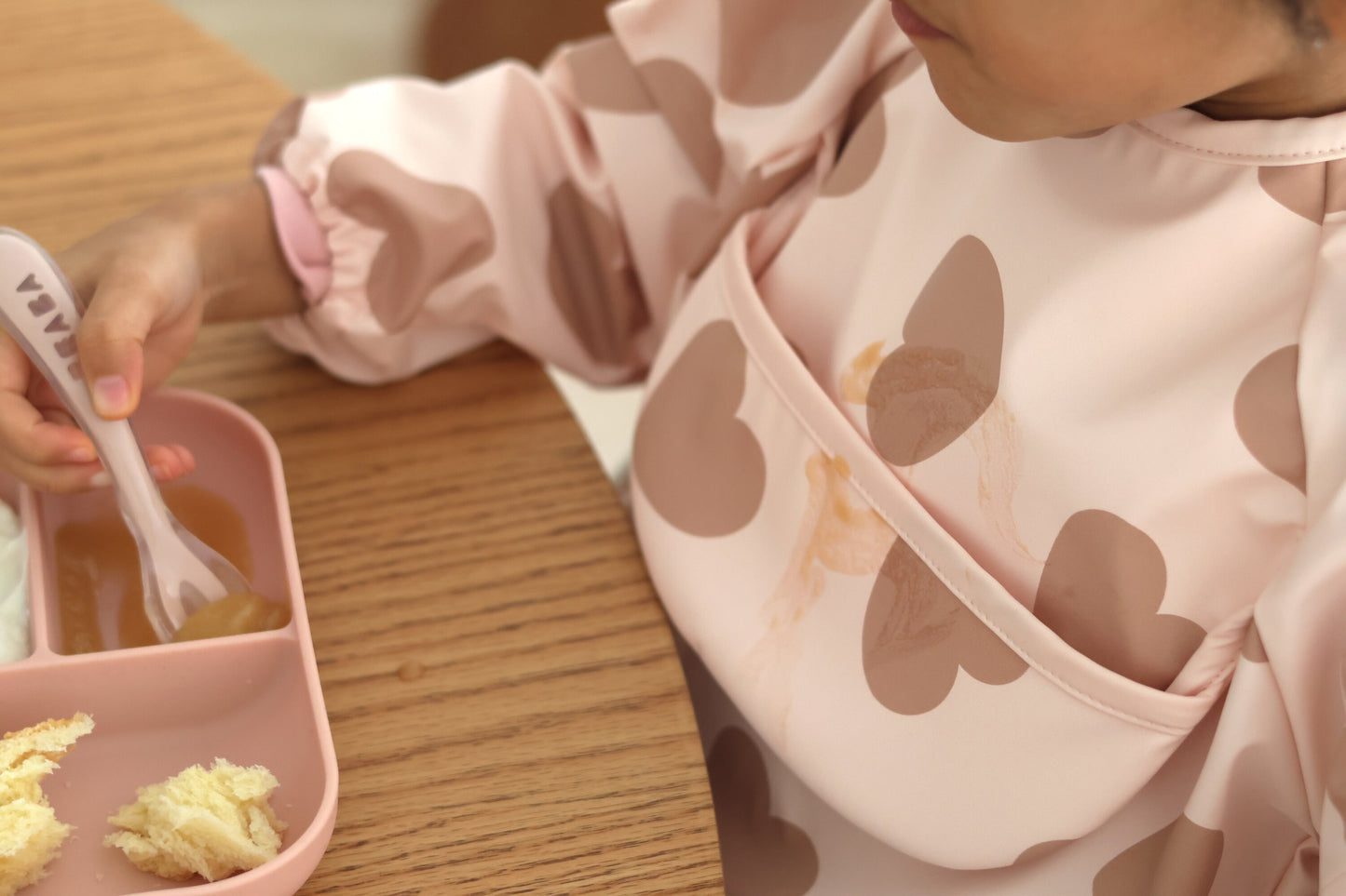 Silicone Meal Set with Divider + 2nd Age Silicone Spoon