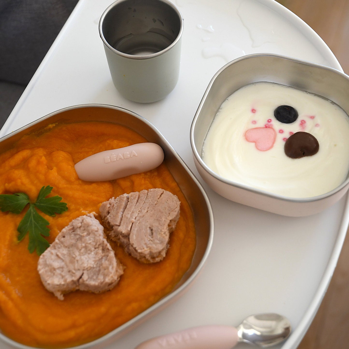 Stainless steel meal set