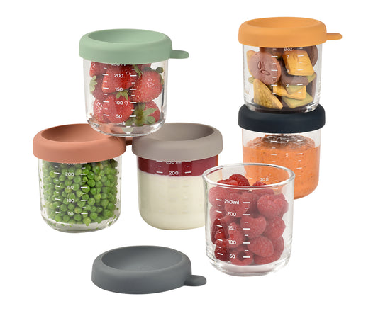 Set of 6 Glass Portions 250ml