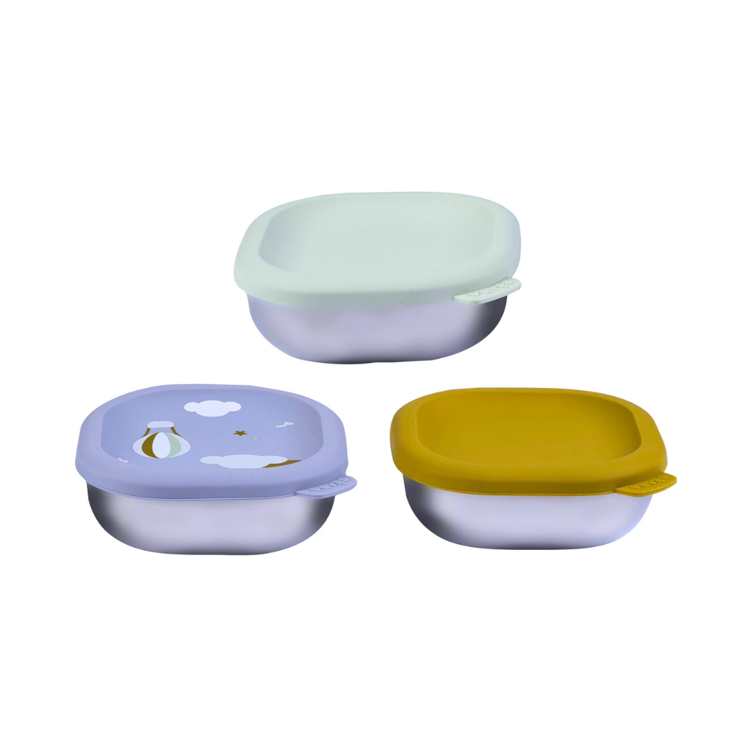 Stainless Steel Meal Box - Set of 3