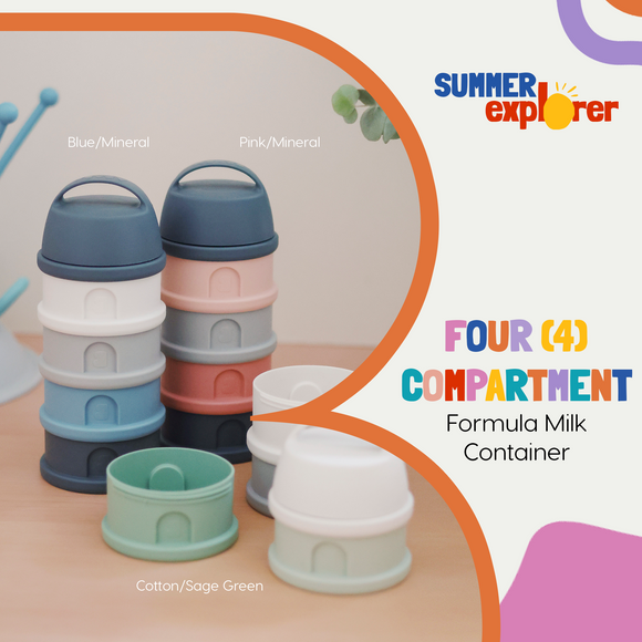 Formula Milk Container 4 Compartments