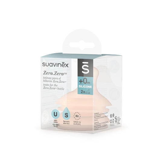 ZERO ZERO Anti-Colic Silicone Nipple Teat (Pack of 2)