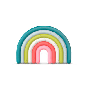 Suavinex Rainbow Baby Teether, Food-Grade Silicone, For Newborn (0+ Months)