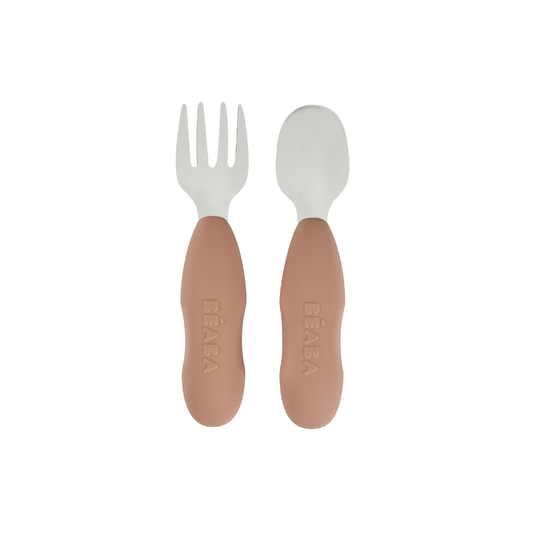 Set of 2 Stainless Steel Training Pre-Cutlery