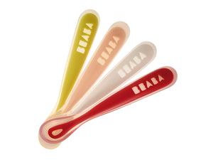 Set of 4 1st-Age Silicone Spoon