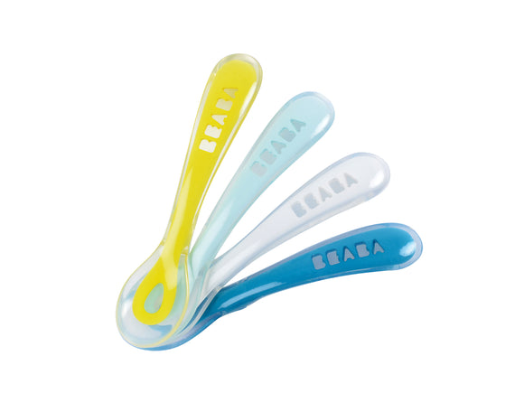 Set of 4 2nd-Age Silicone Spoon