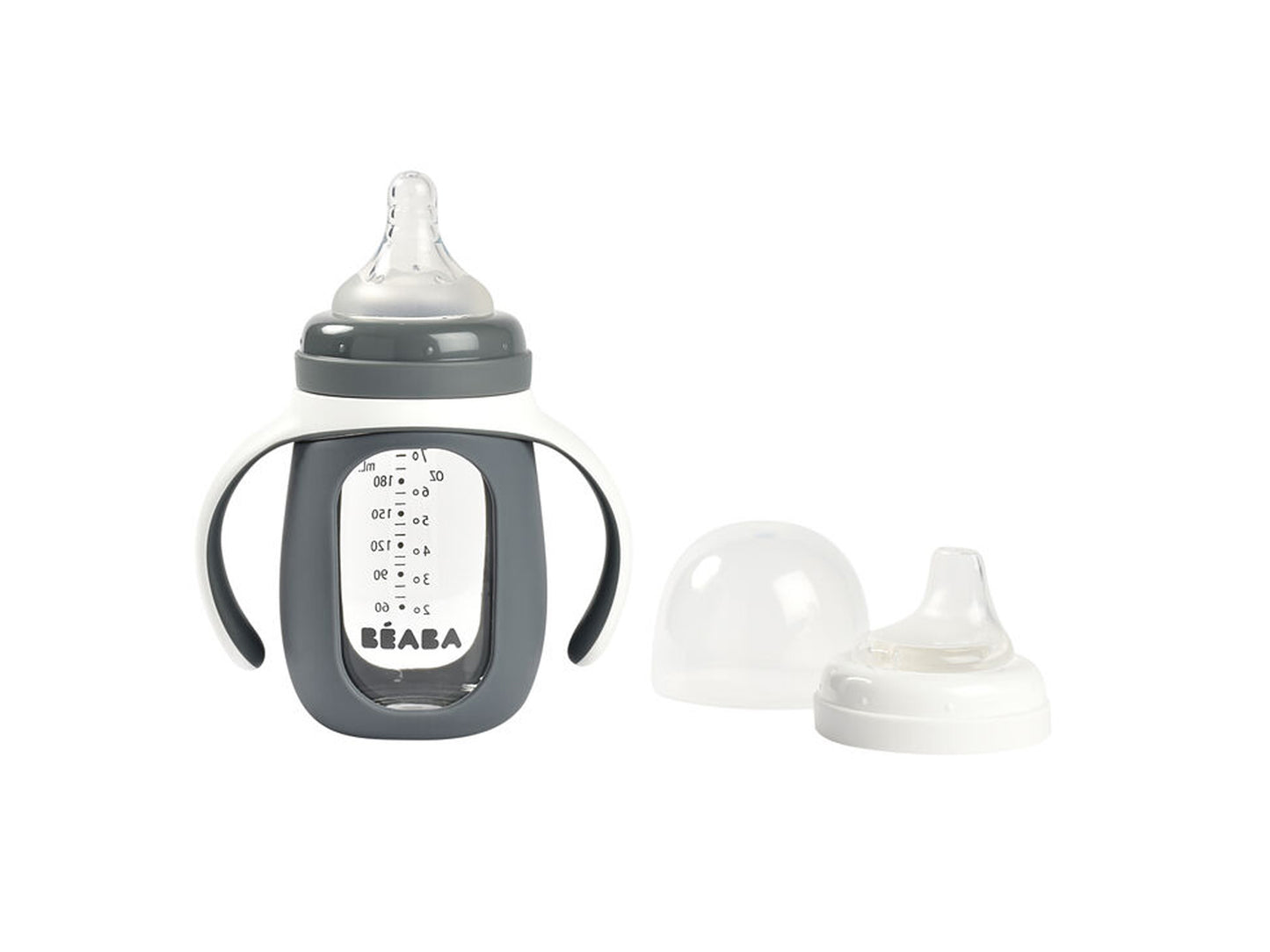 2 in 1 Glass Bottle with Silicone Protective Sleeve