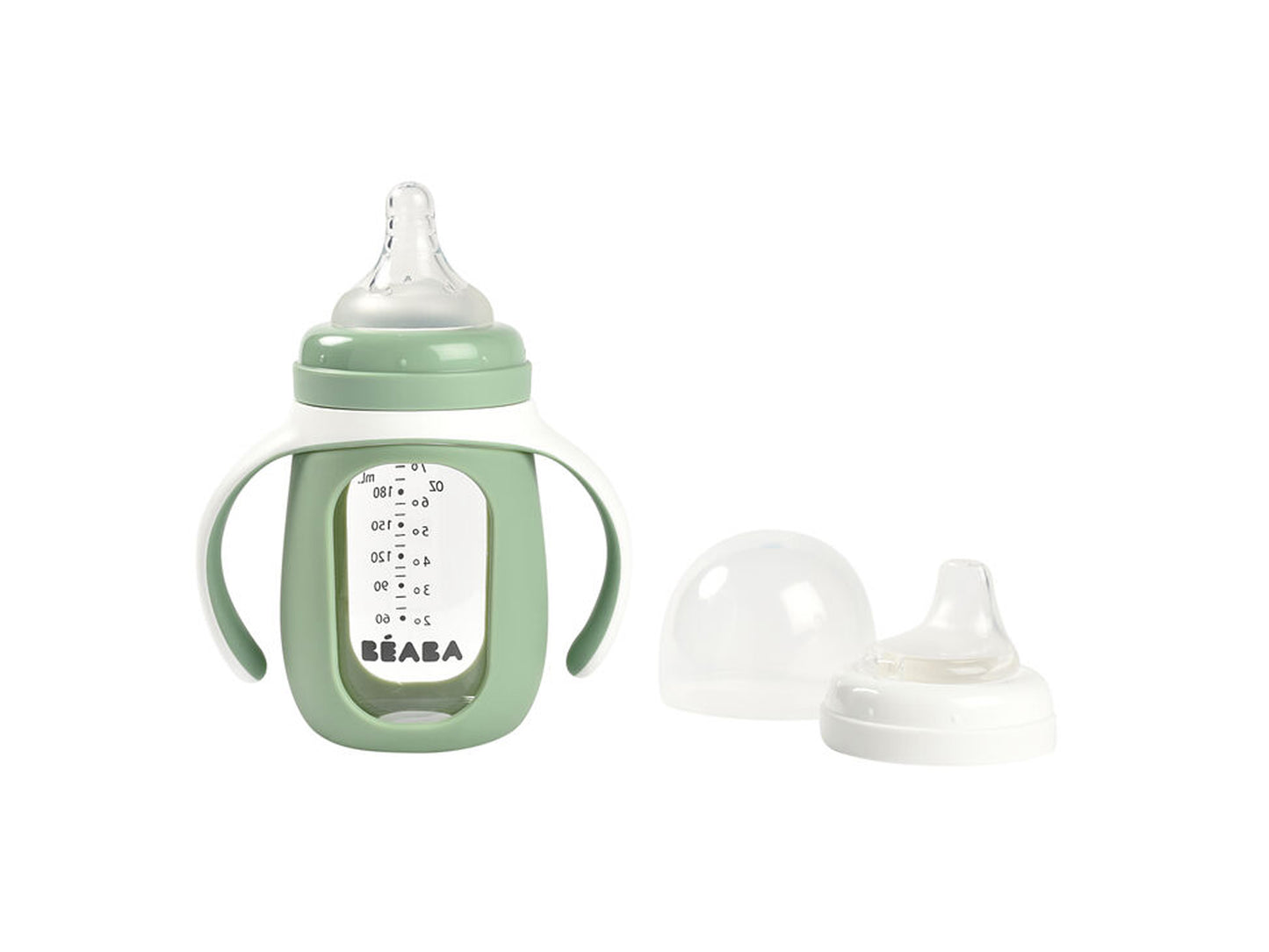 2 in 1 Glass Bottle with Silicone Protective Sleeve