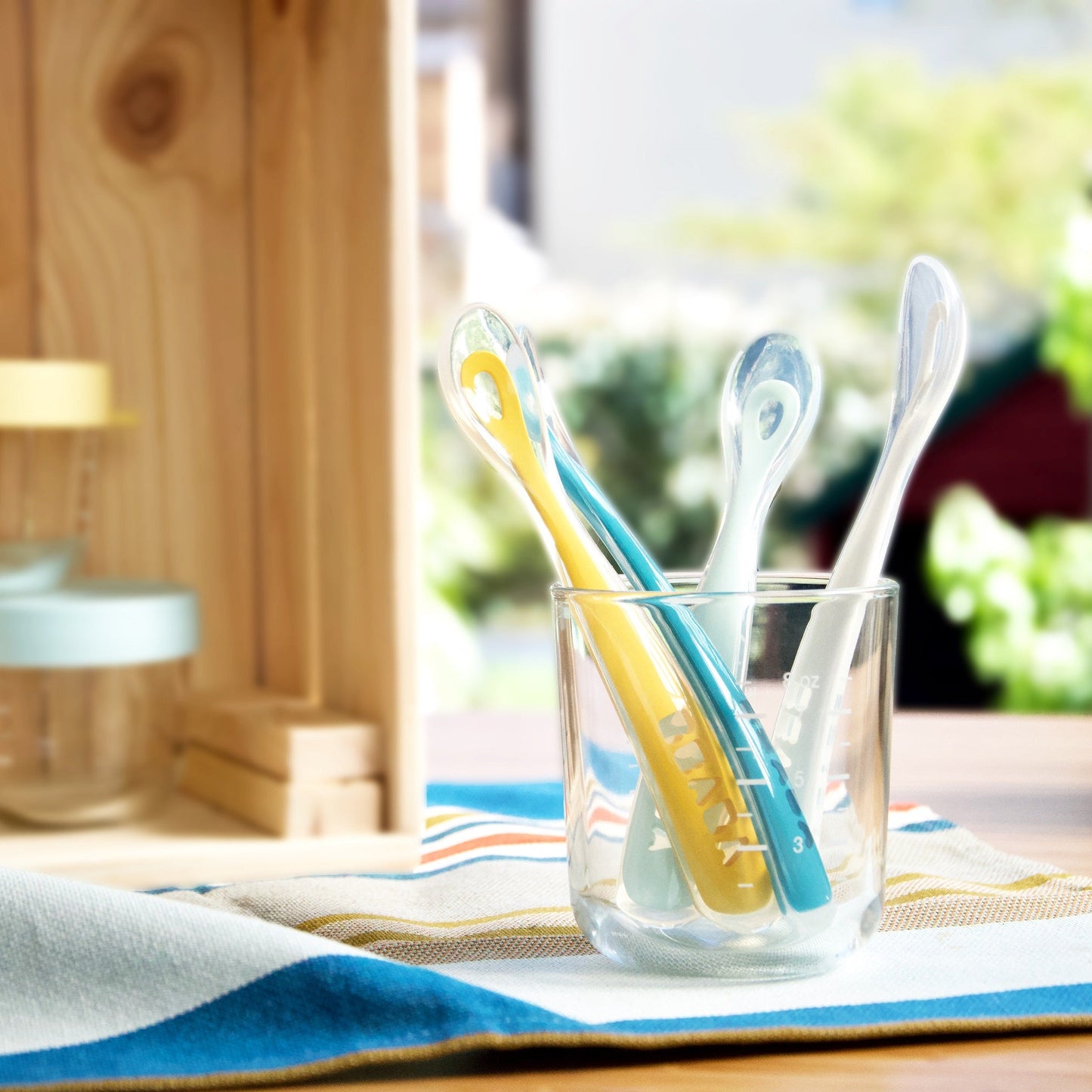 Set of 4 1st-Age Silicone Spoon
