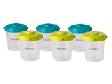 Set of 6 Clip Portions  -  2nd age - 200 ml