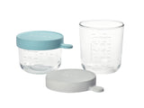 Set of 2 Superior Glass Conservation Jars