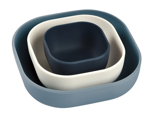 Set of 3 Silicone Nesting Bowls